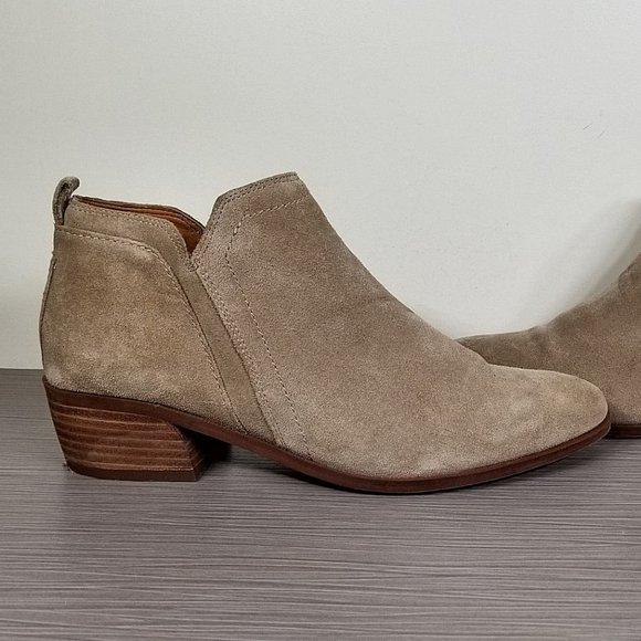 Sarto by Franco Sarto Paivley Bootie, Sand Suede, Womens 6.5 M / 36.5 - Picture 7 of 10